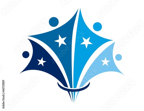 logo education,team work,celebration symbol,together icon
