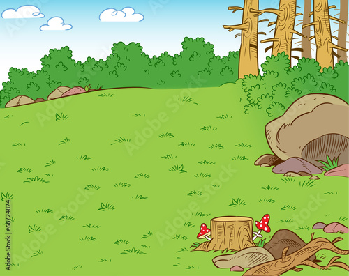 Forest glade