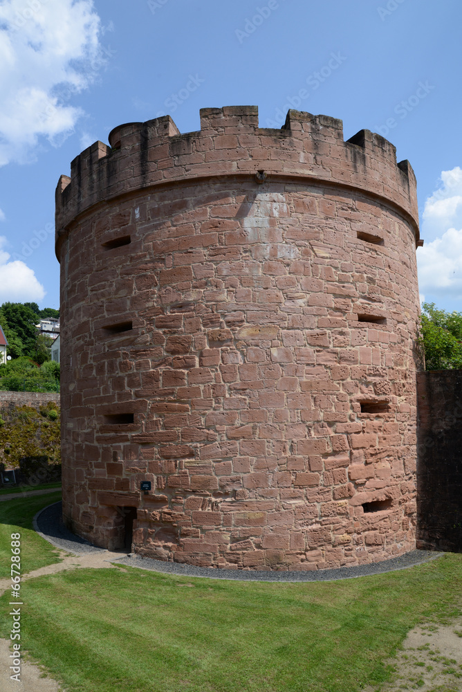 Stadtmauer in Büdingen Stadtmauer in Büdingen