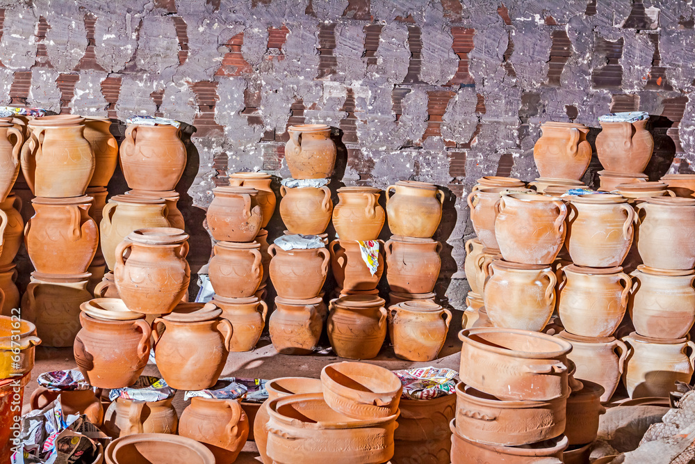 Freshly baked pottery Freshly baked pottery