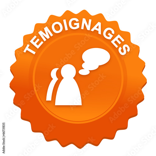 témoignages sur bouton web denté orange