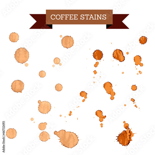 coffee stains