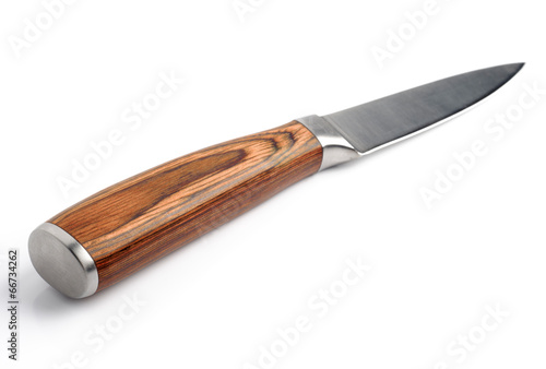 kitchen knife wooden handle