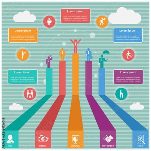 world business infographics