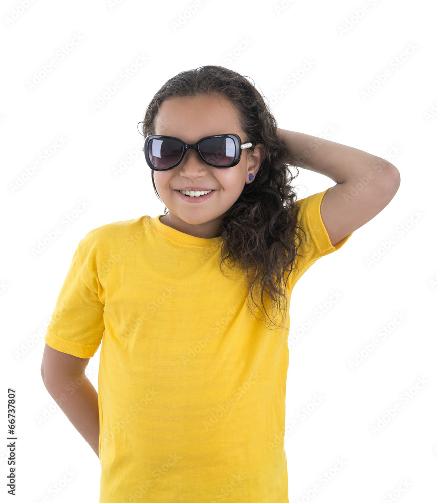 Beautiful Smiling Girl Posing for Photo Beautiful Smiling Girl Posing for Photo