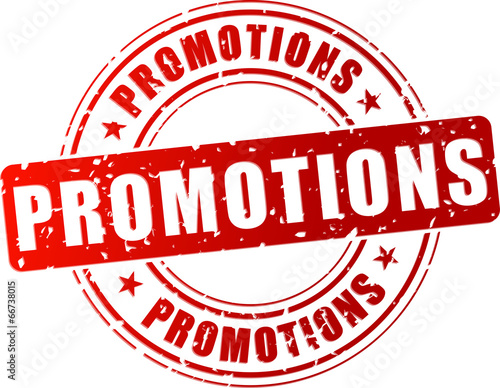 Vector promotional red stamp