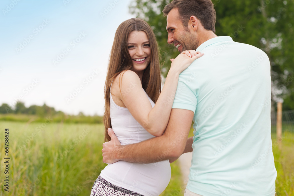 Happy time for future parents Happy time for future parents