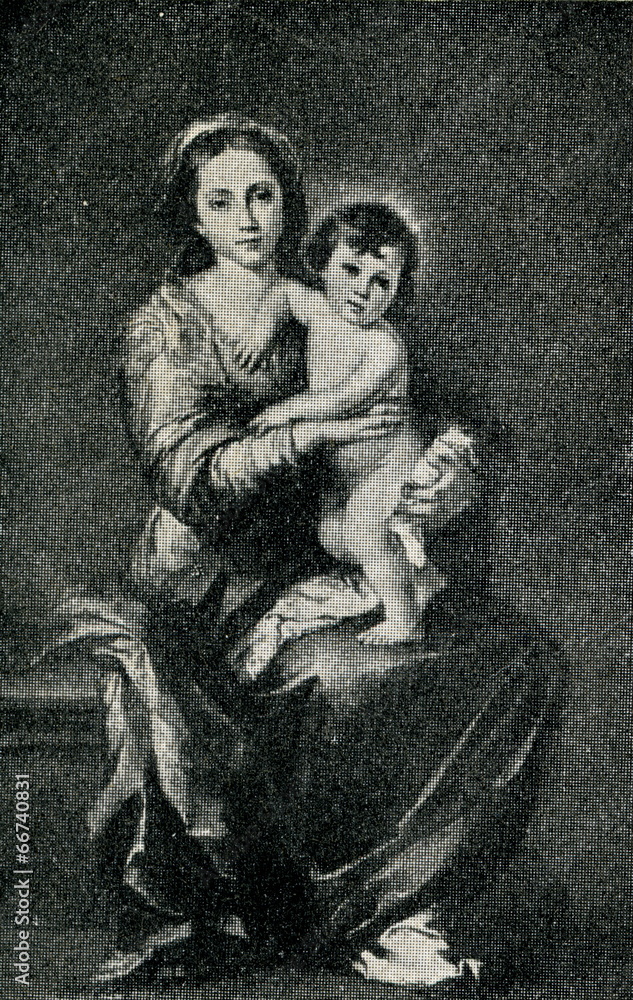 Murillo, Madonna con Bambino, ca 1655-1660, Palazzo Pitti.