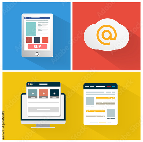 Modern app icon of browser business concept
