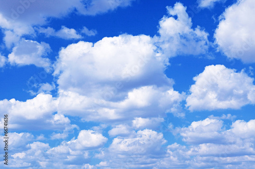 Clouds in the blue sky