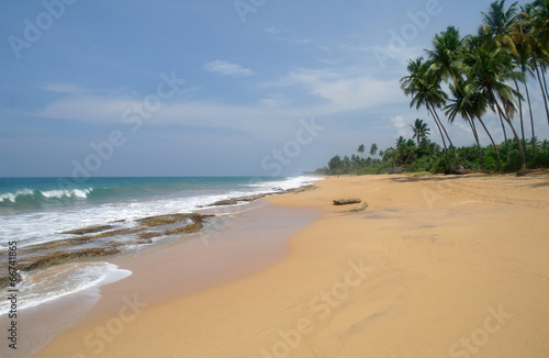 Tropical paradise beach. Sri Lanka