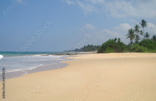 Picturesque tropical beach. Sri Lanka