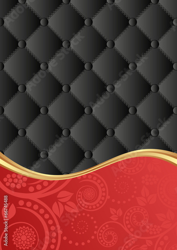 black and red background