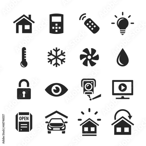 Home Automation Control Systems Icons