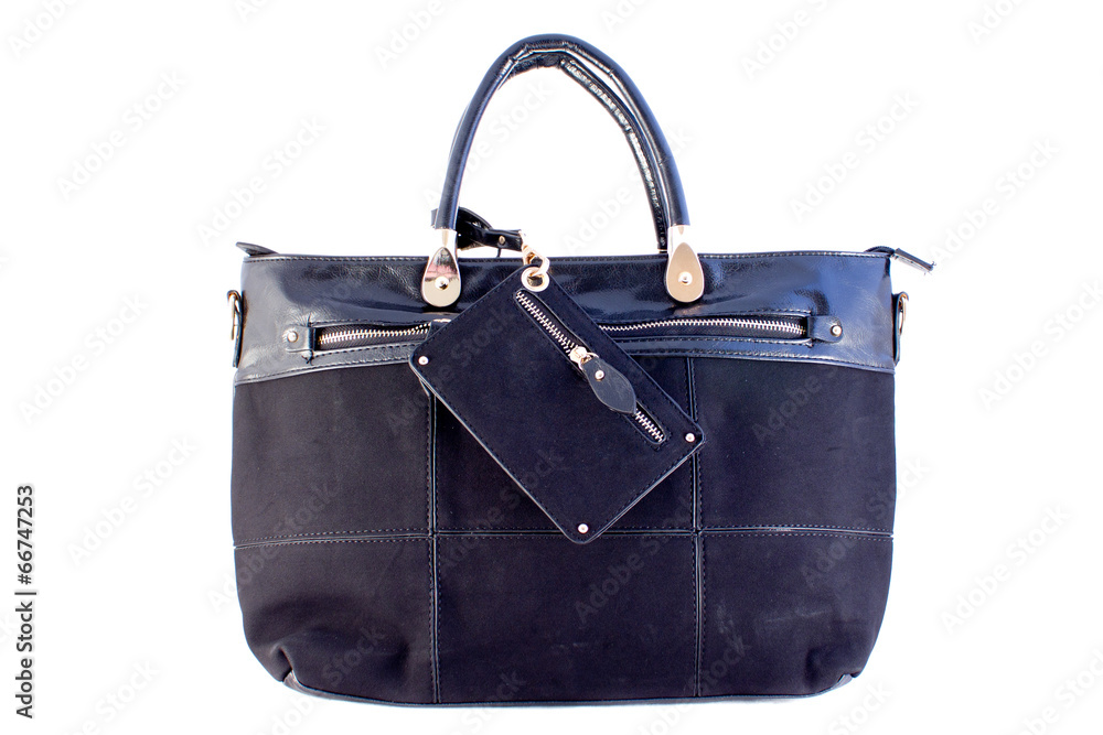 Black leather purse Black leather purse