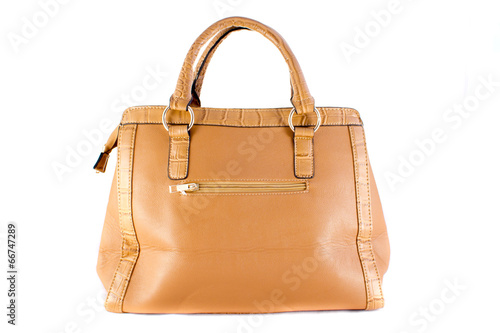 Broun leather purse