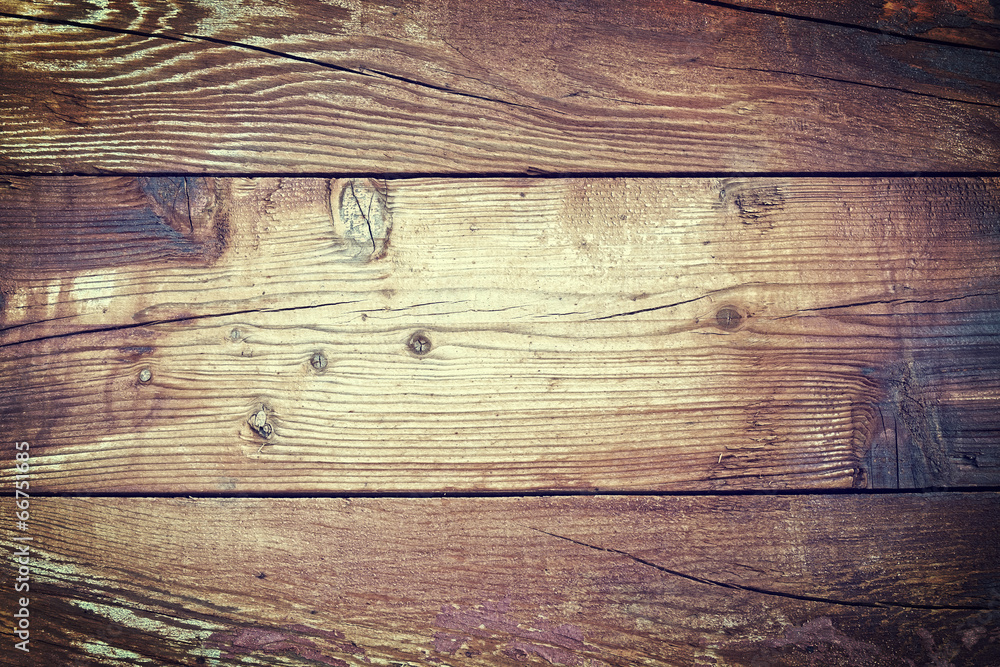 Obraz premium Stary Drewniany tło - rocznik Brown i winieta