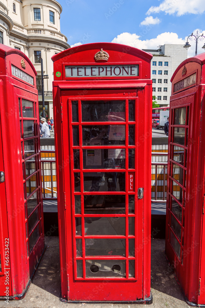 historische rote Telefonzelle in London historische rote Telefonzelle in London