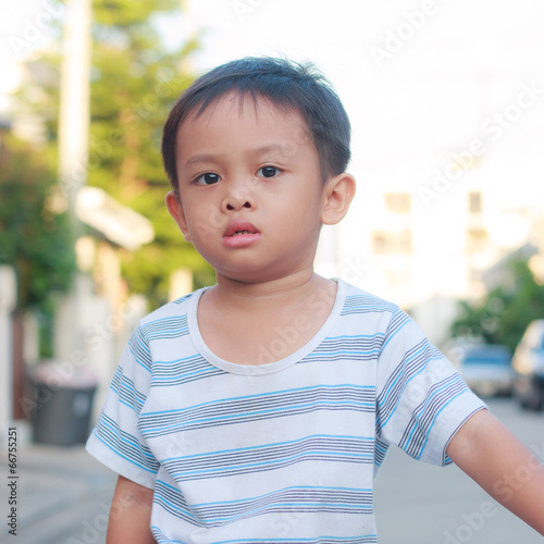 asian kid on bike