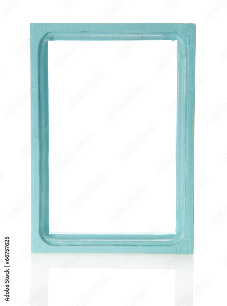 Azure wooden frame for pictures or the photos Azure wooden frame for pictures or the photos