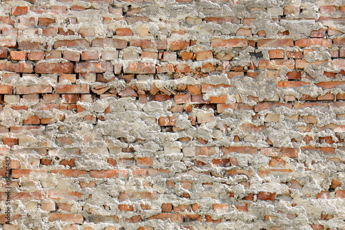 Brick wall surface structure with scratches background texture