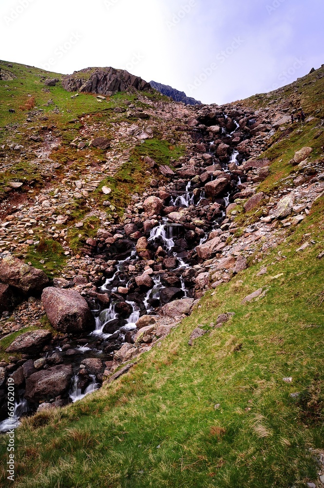 Obraz premium Stickle Beck, The Langdales