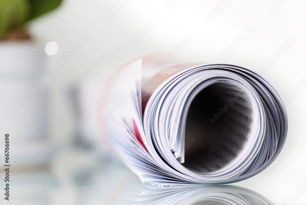 Roll of newspaper Roll of newspaper
