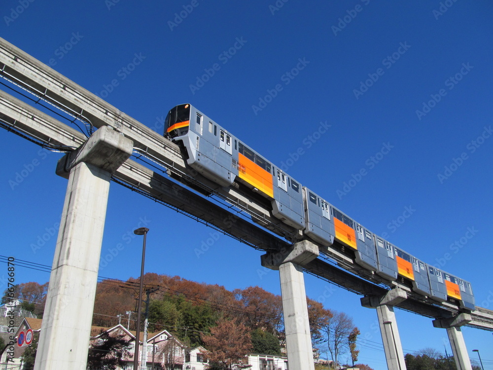 Naklejka premium 多摩モノレール