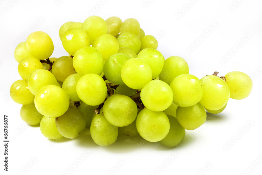 Fresh green grapes