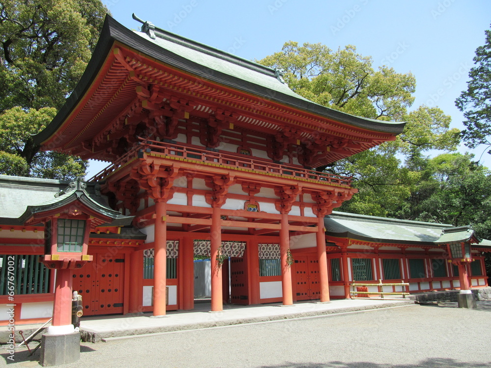 氷川神社の入口
