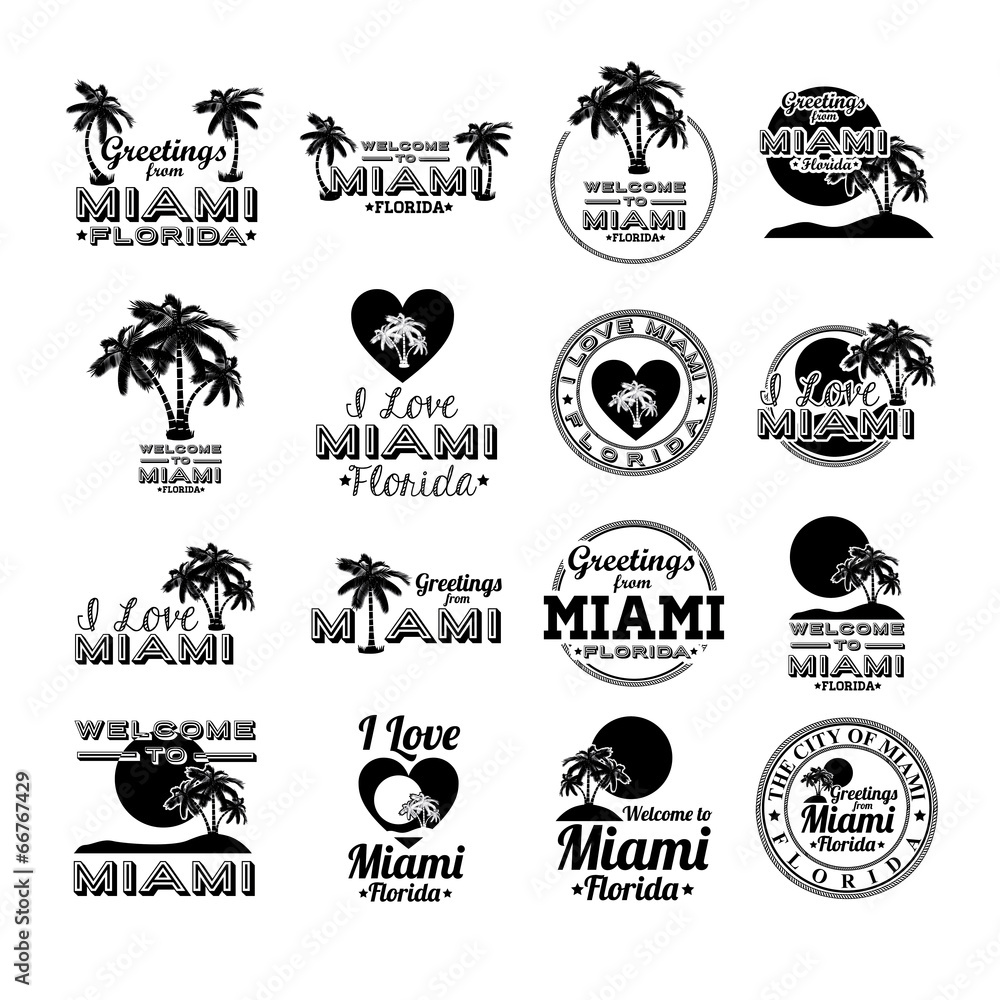 Obraz premium Miami design