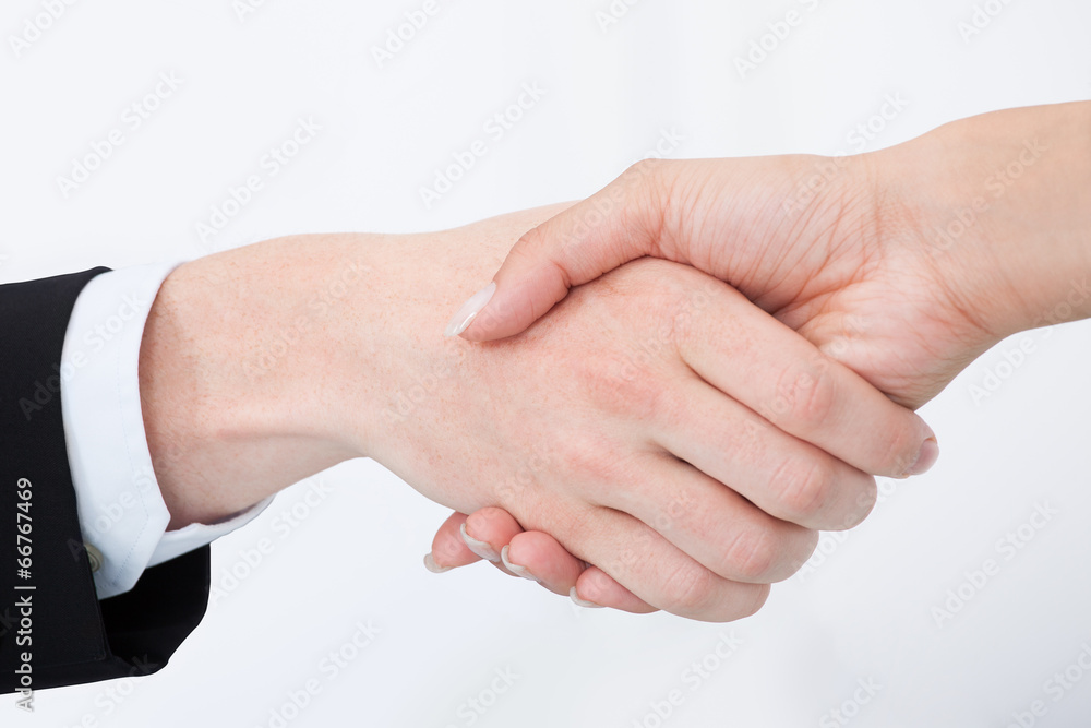 Cropped Image Of Business People Shaking Hands Cropped Image Of Business People Shaking Hands