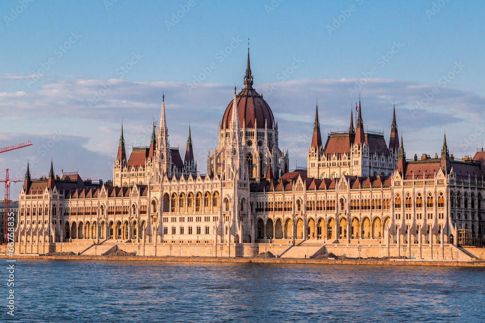 Fototapeta premium The building of the Parliament in Budapest, Hungary