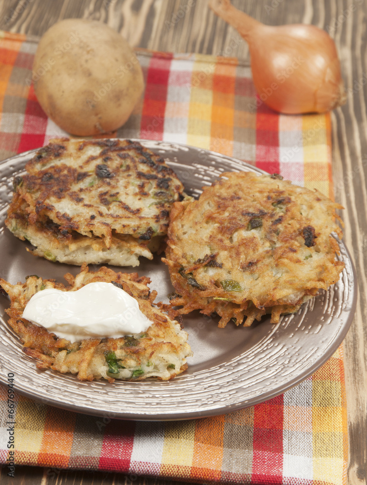 Potato flapjack (draniki) Potato flapjack (draniki)