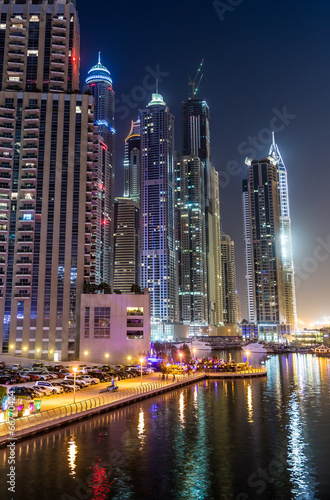 Dubai Marina cityscape, UAE