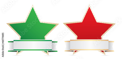 Star labels.