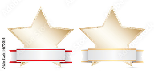 Star labels.