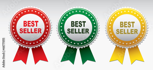 Bestseller labels.