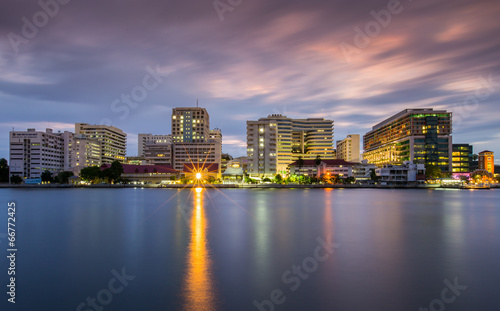 Siriraj Hospital across Chao Phraya River, Bangkok Thailand