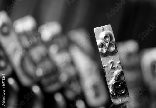 details of the letter and in a part of the typewriter used by jo
