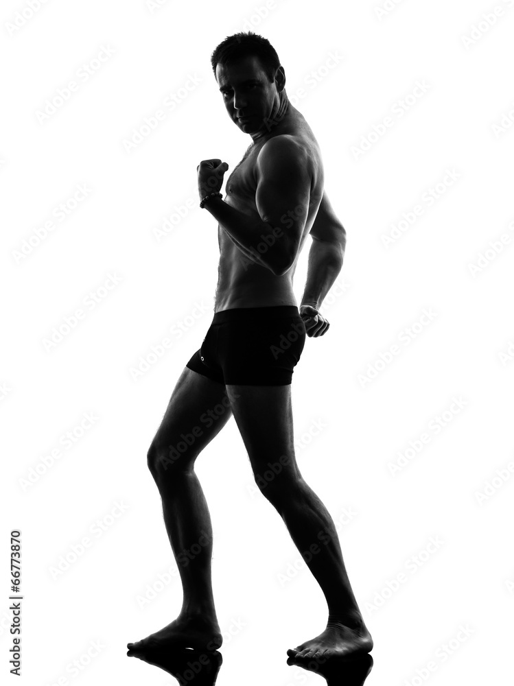 mature underwear man flexing muscles silhouette mature underwear man flexing muscles silhouette