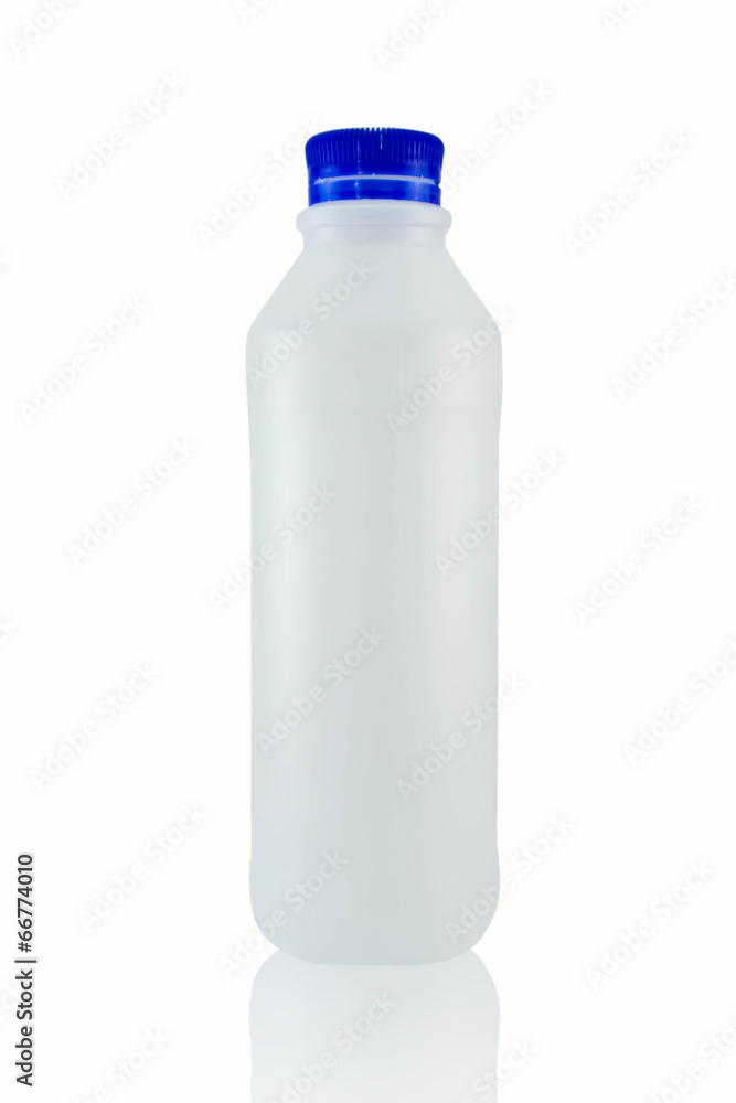 Plastic bottles on a white background Plastic bottles on a white background