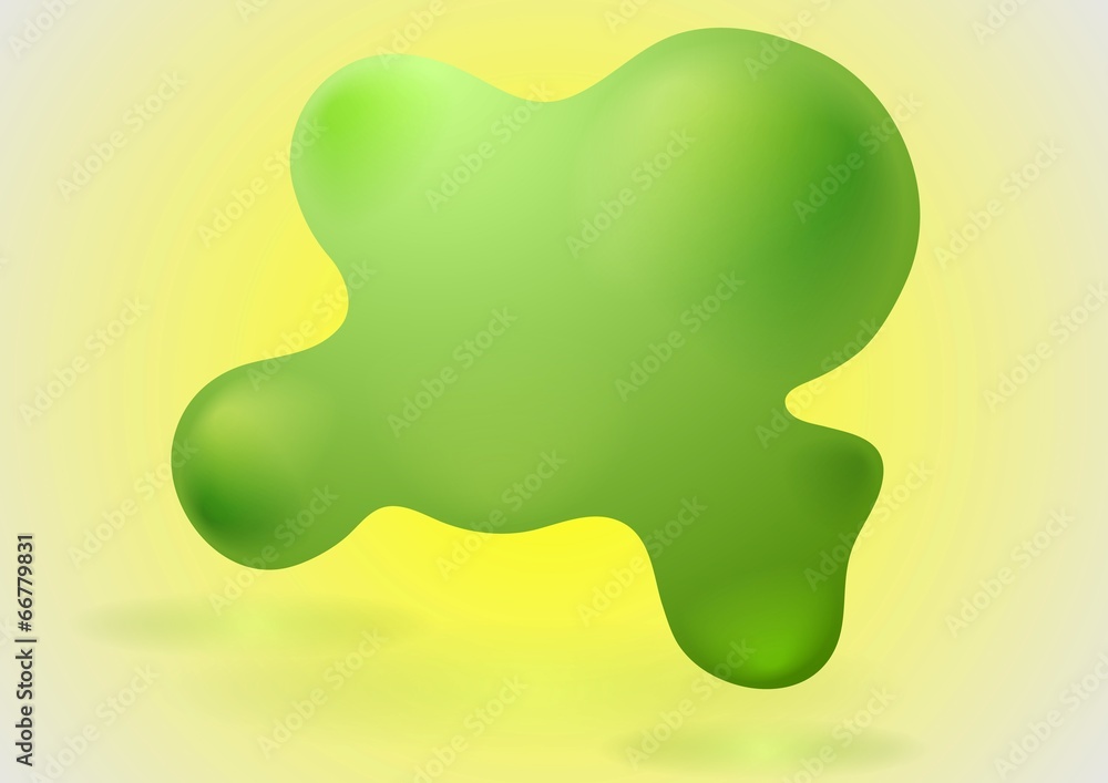 Abstract green shape Abstract green shape