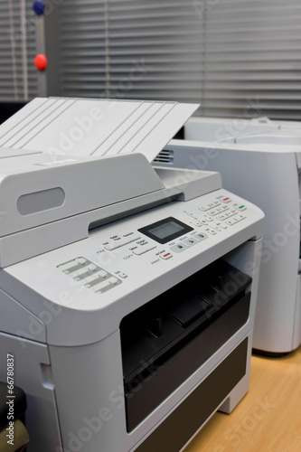 printer document in office equipment