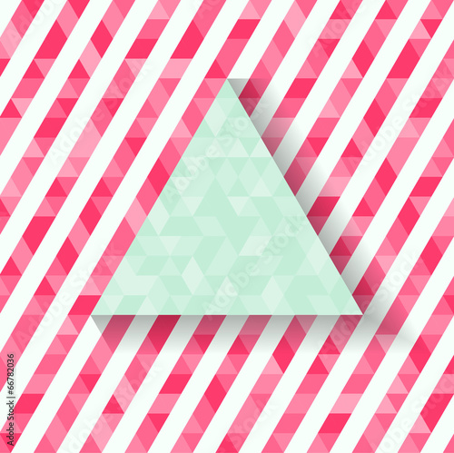 Abstract background of triangle