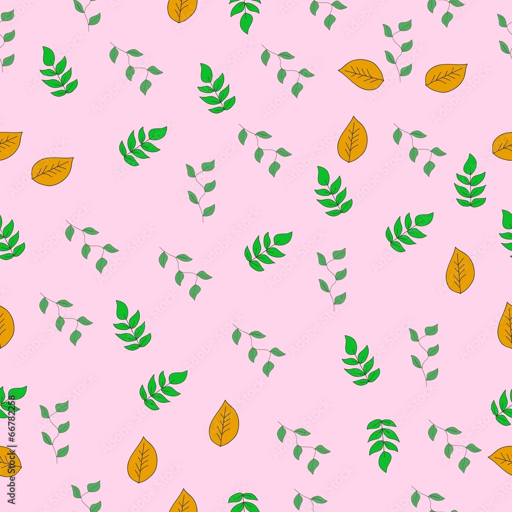 seamless texture leaves