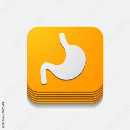 square button: stomach