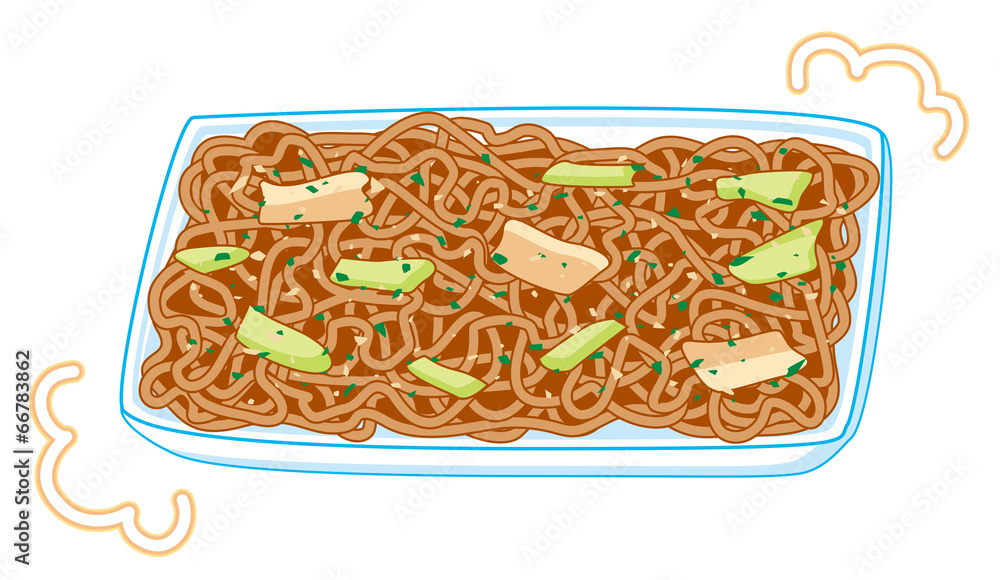 焼きそば Stock イラスト Adobe Stock