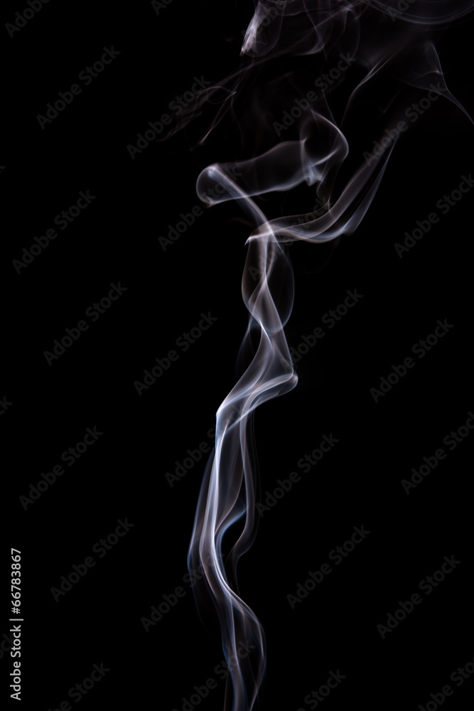 Abstract incense smoke isolated Abstract incense smoke isolated