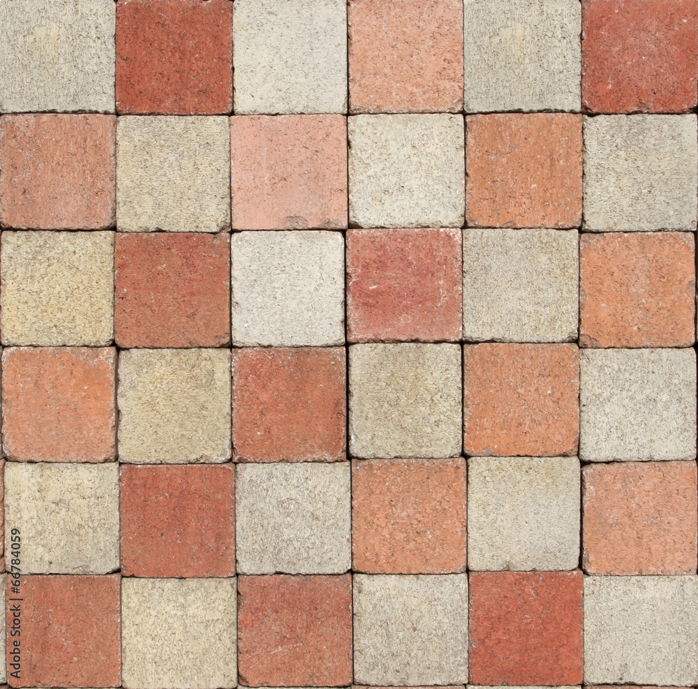 pavés rouges et blancs pavés rouges et blancs